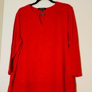 XL Ellen Tracy Red Blouse